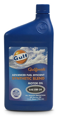 GULFPRIDE AFE SYNBLEND 5W20 GF‐5/SN 12/1QTS CASE